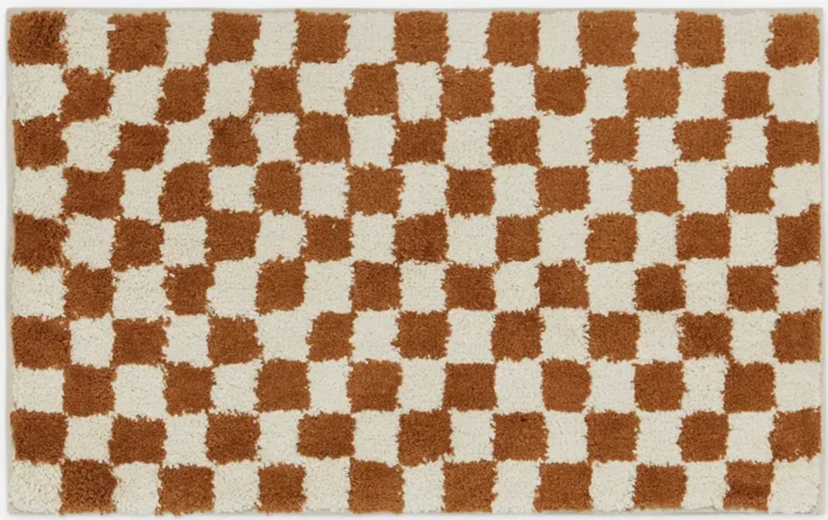 Checkerboard Bath Mat by Sarah Sherman Samuel