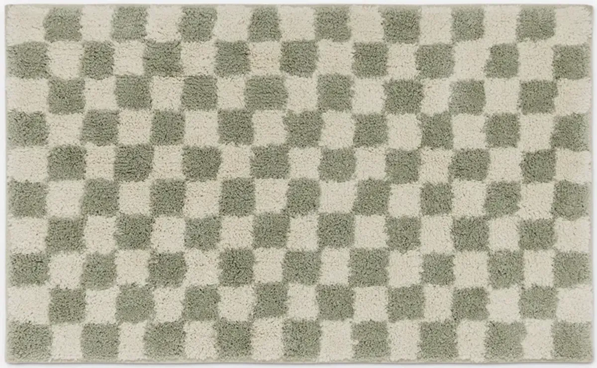 Checkerboard Bath Mat by Sarah Sherman Samuel