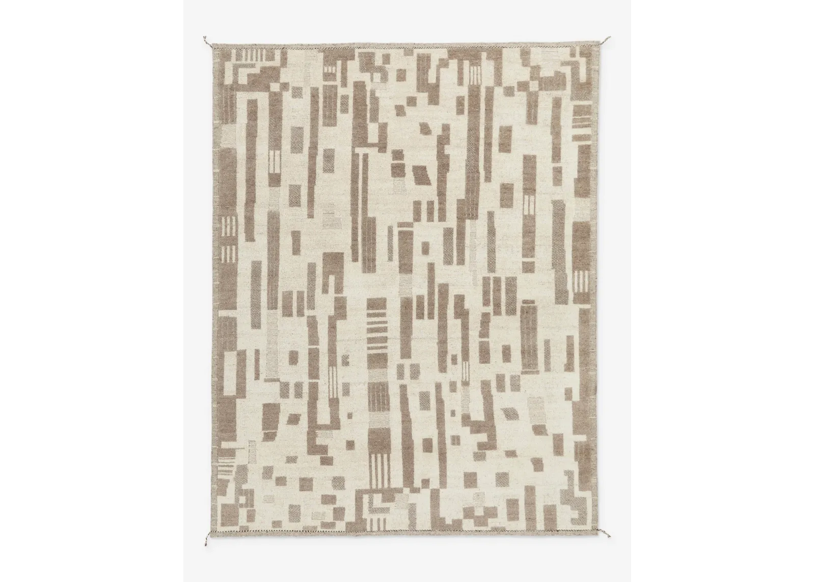 Lyons Moroccan-Style Hand-Knotted Wool Rug