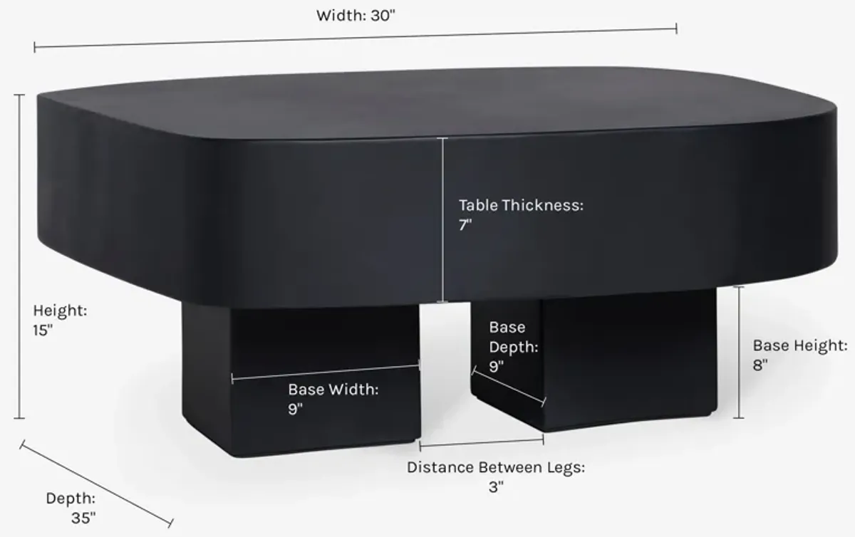 Armas Indoor / Outdoor Round Coffee Table by Sarah Sherman Samuel