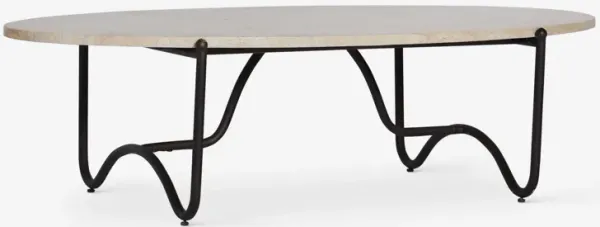 Peggy Outdoor Oval Coffee Table by Sarah Sherman Samuel