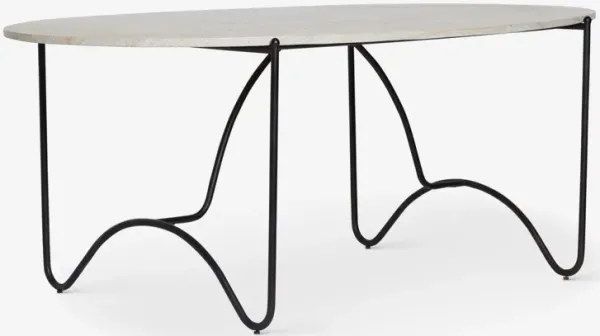 Peggy Outdoor Oval Dining Table by Sarah Sherman Samuel