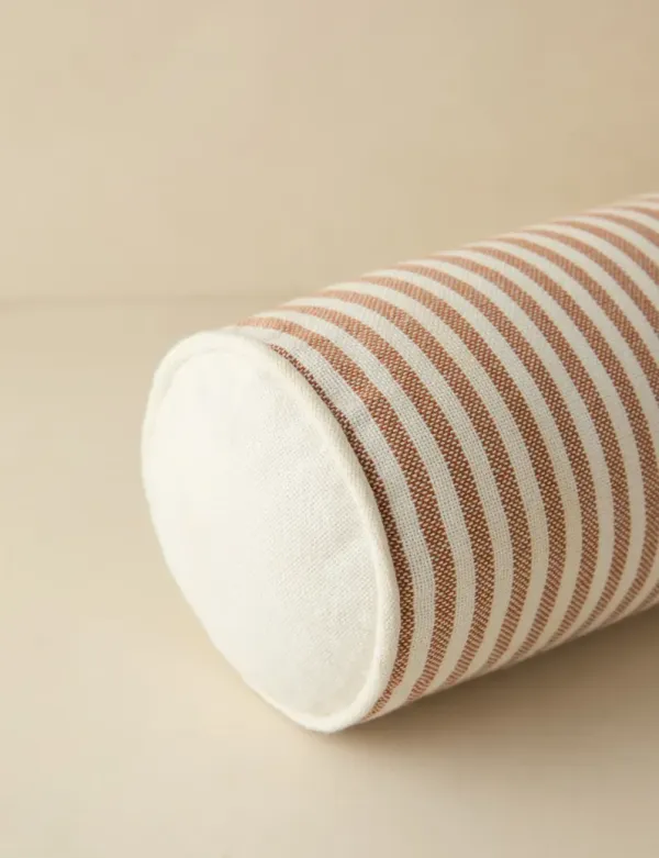 Littu Indoor / Outdoor Striped Bolster Pillow by Sarah Sherman Samuel