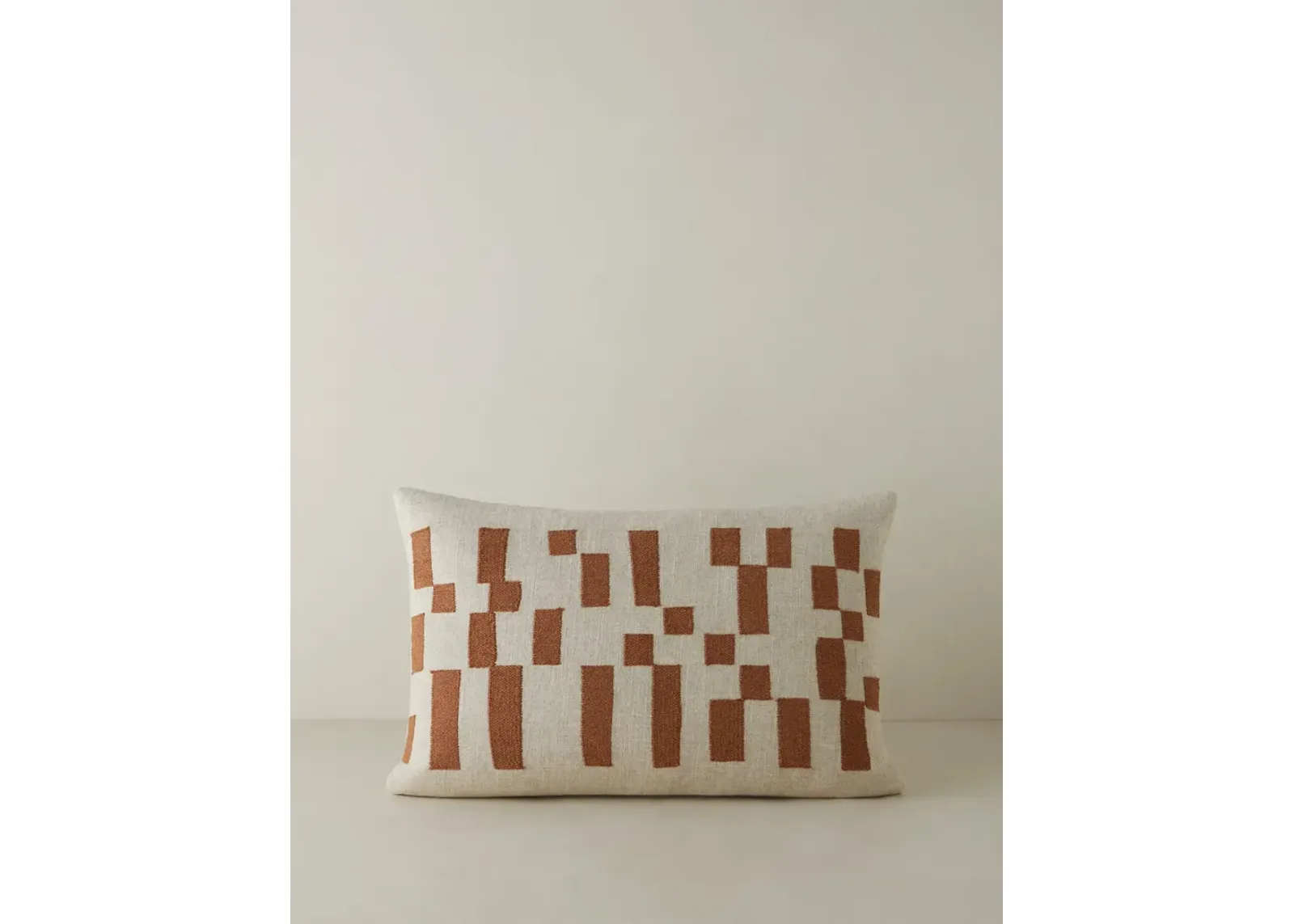 Mosaic Embroidered Pillow by Élan Byrd