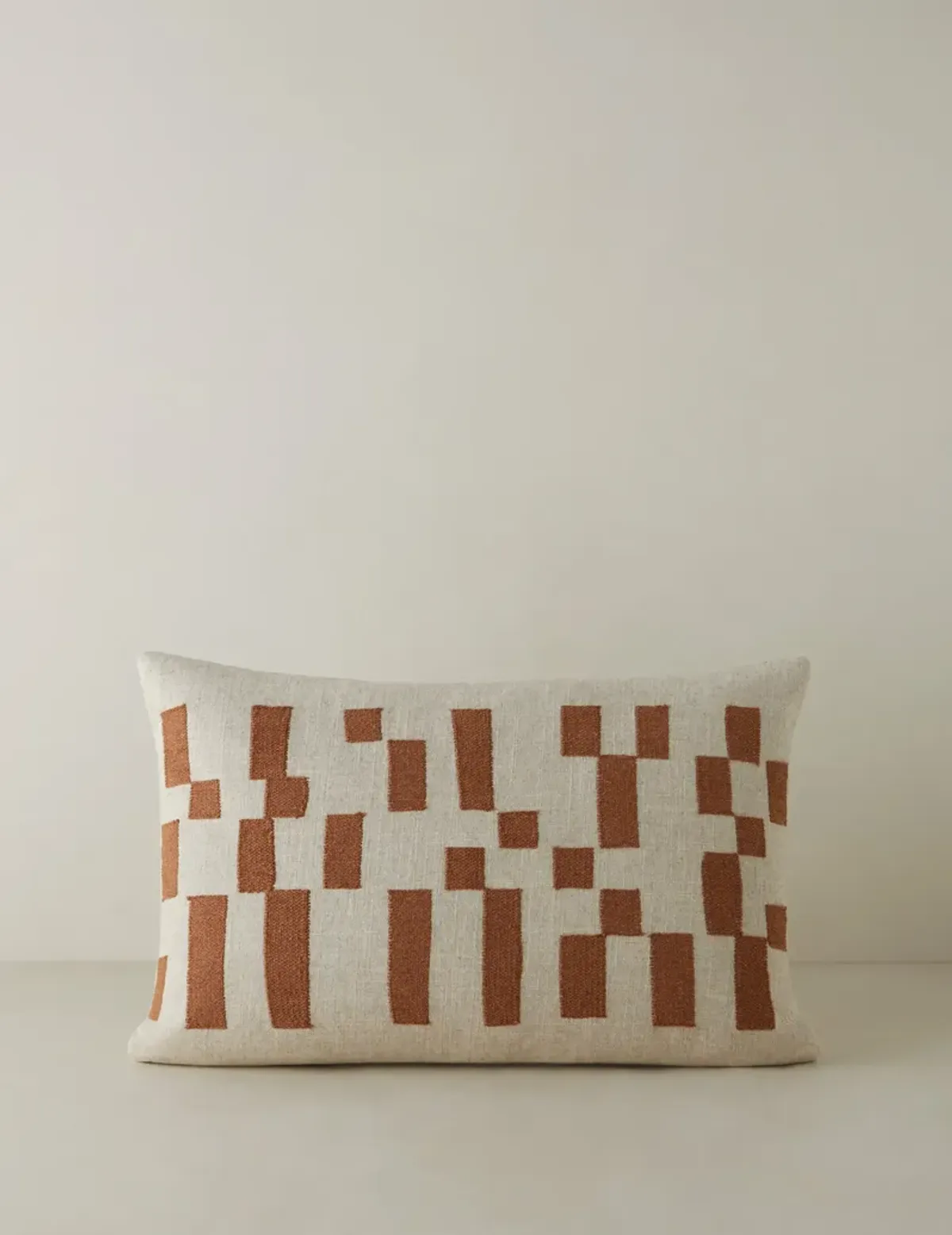 Mosaic Embroidered Pillow by Élan Byrd