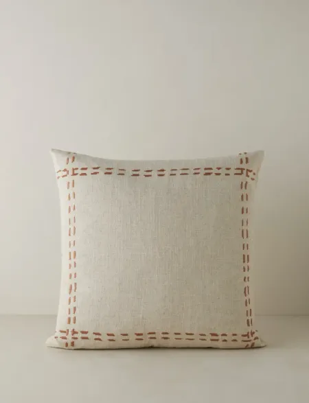 Accord Embroidered Pillow by Élan Byrd
