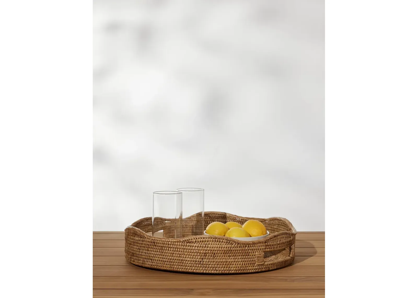 Tyna Rattan Tray