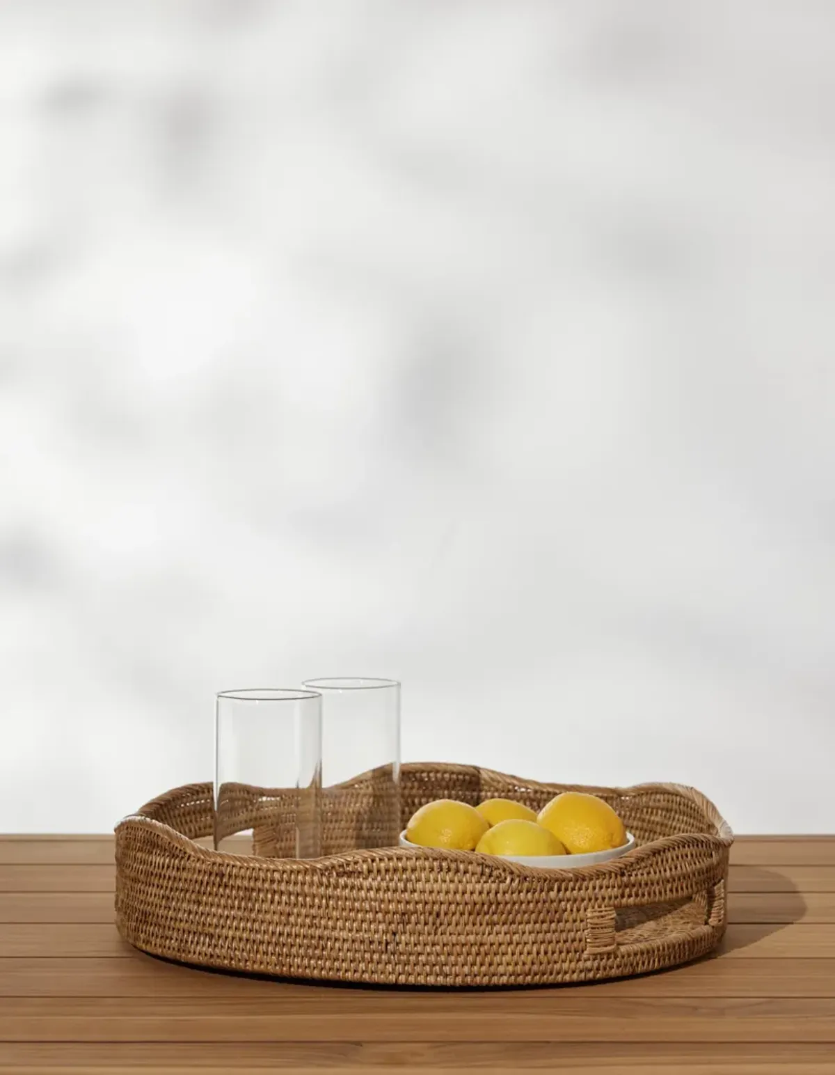 Tyna Rattan Tray