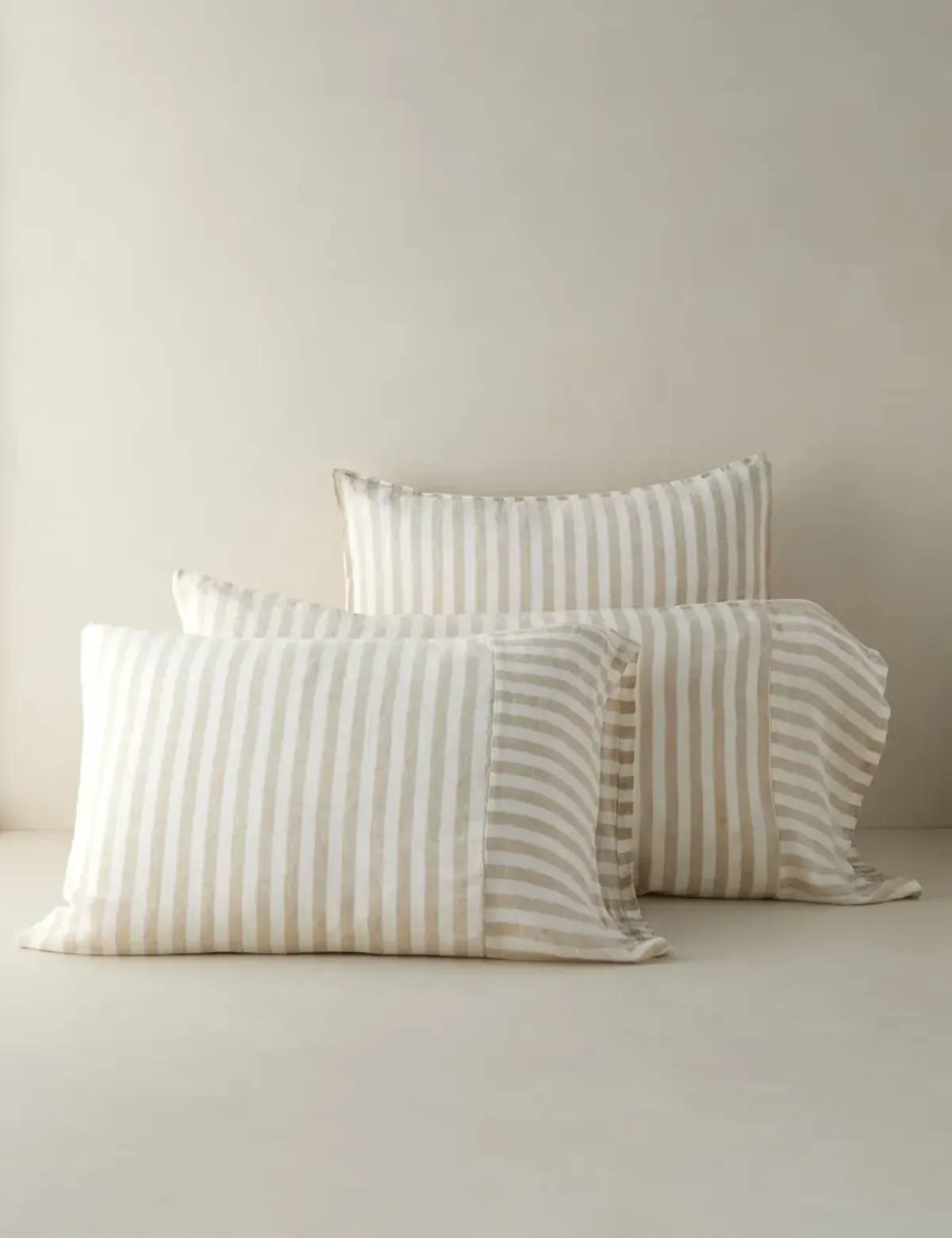 Thayer Striped European Flax Linen® Sham