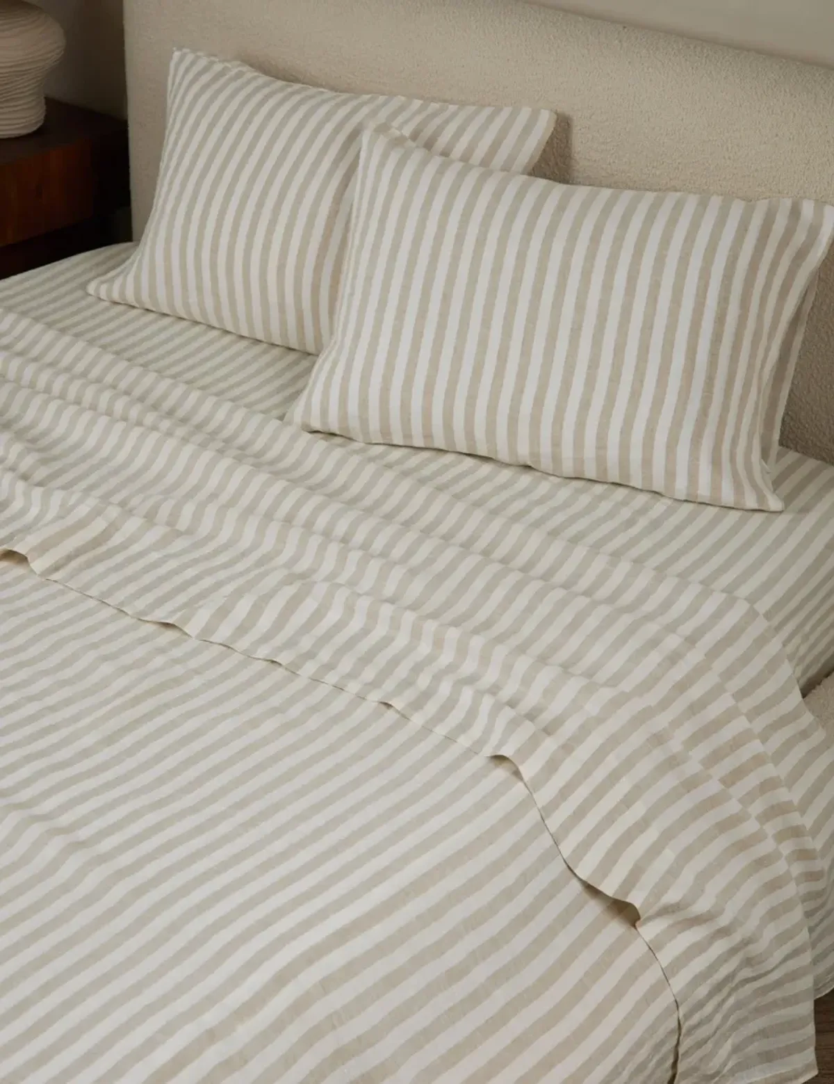 Thayer Striped European Flax Linen® Sheet Set