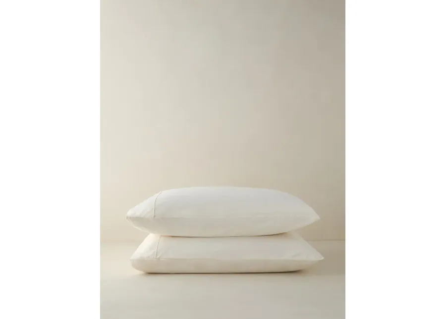 Juna Washed Percale Pillowcases (Set of 2)