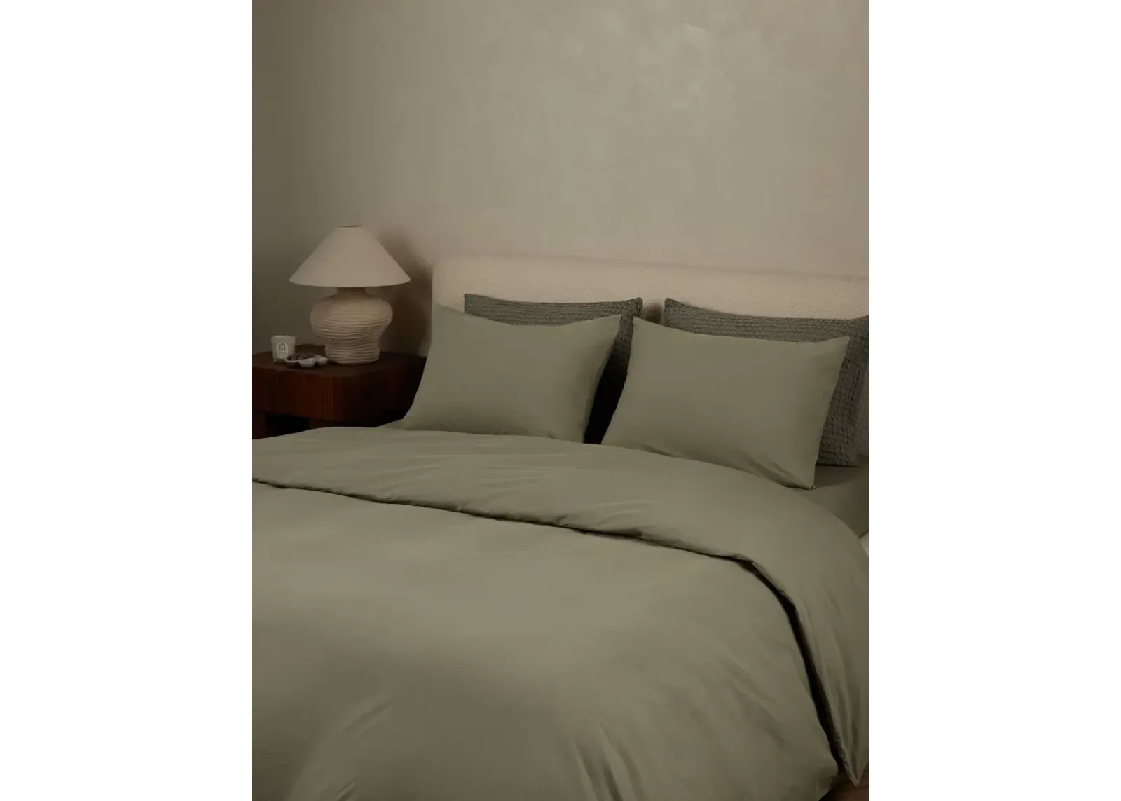 Juna Washed Percale Duvet Cover