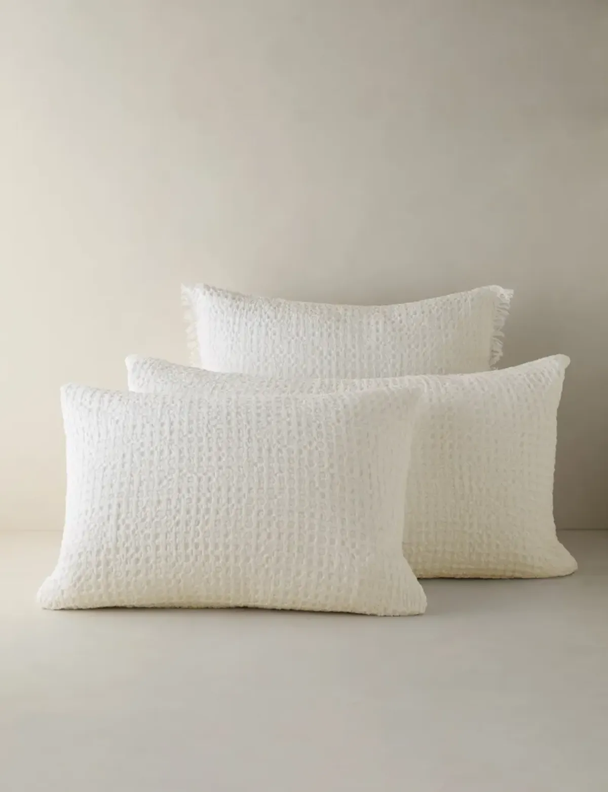 Lenora Textured Cotton Linen Sham