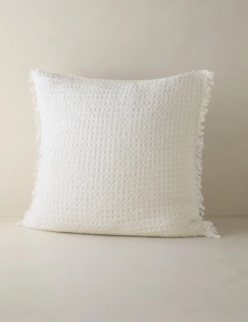 Lenora Textured Cotton Linen Sham