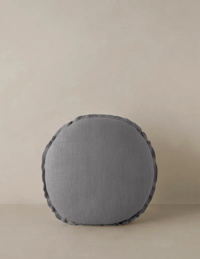 Arlo Linen Round Pillow