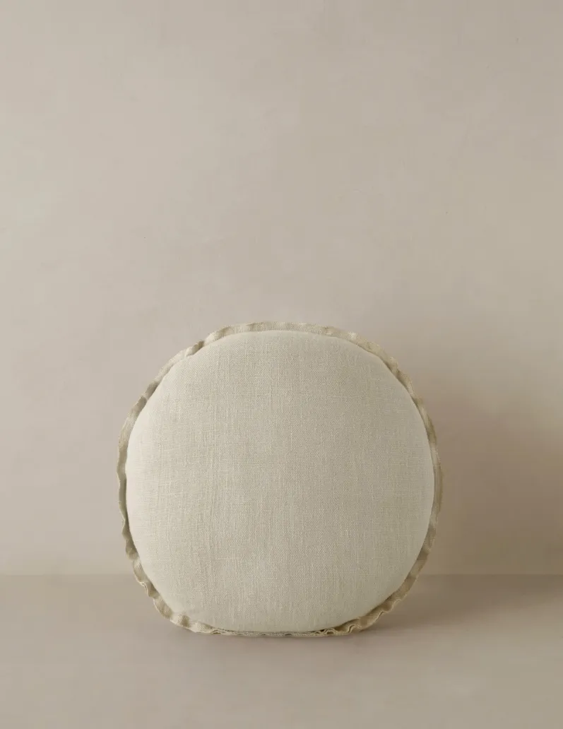 Arlo Linen Round Pillow