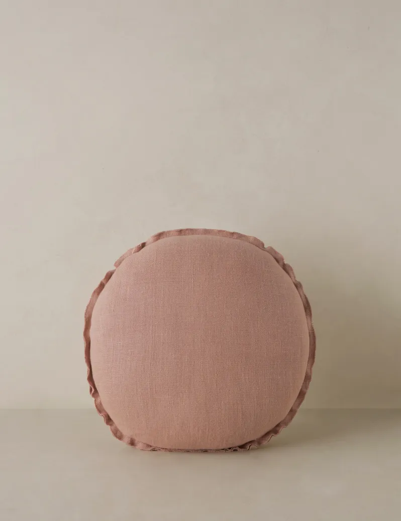 Arlo Linen Round Pillow