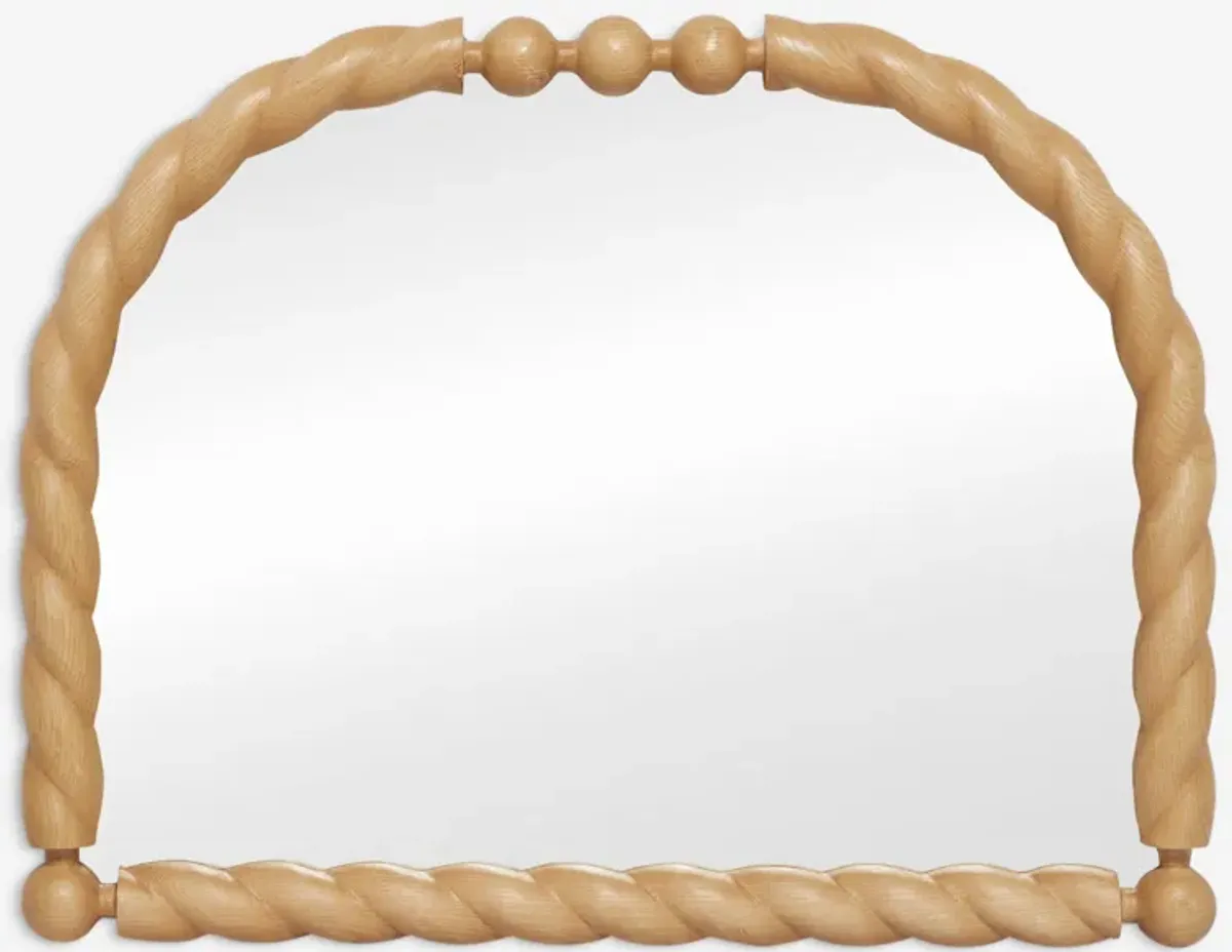 Braided Mantel Mirror by Sarah Sherman Samuel