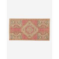 Vintage Turkish Mini Rug No. 116 1'5" x 2'9"