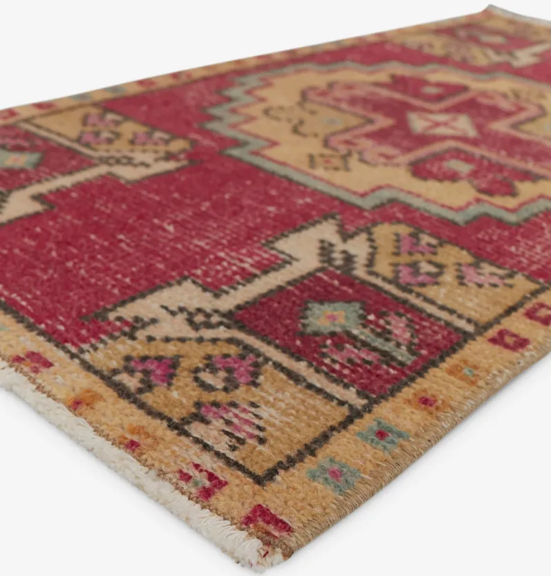 Vintage Turkish Mini Rug No. 119 1'4" x 2'9"