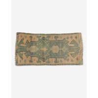 Vintage Turkish Mini Rug No. 187 1'3" x 3'