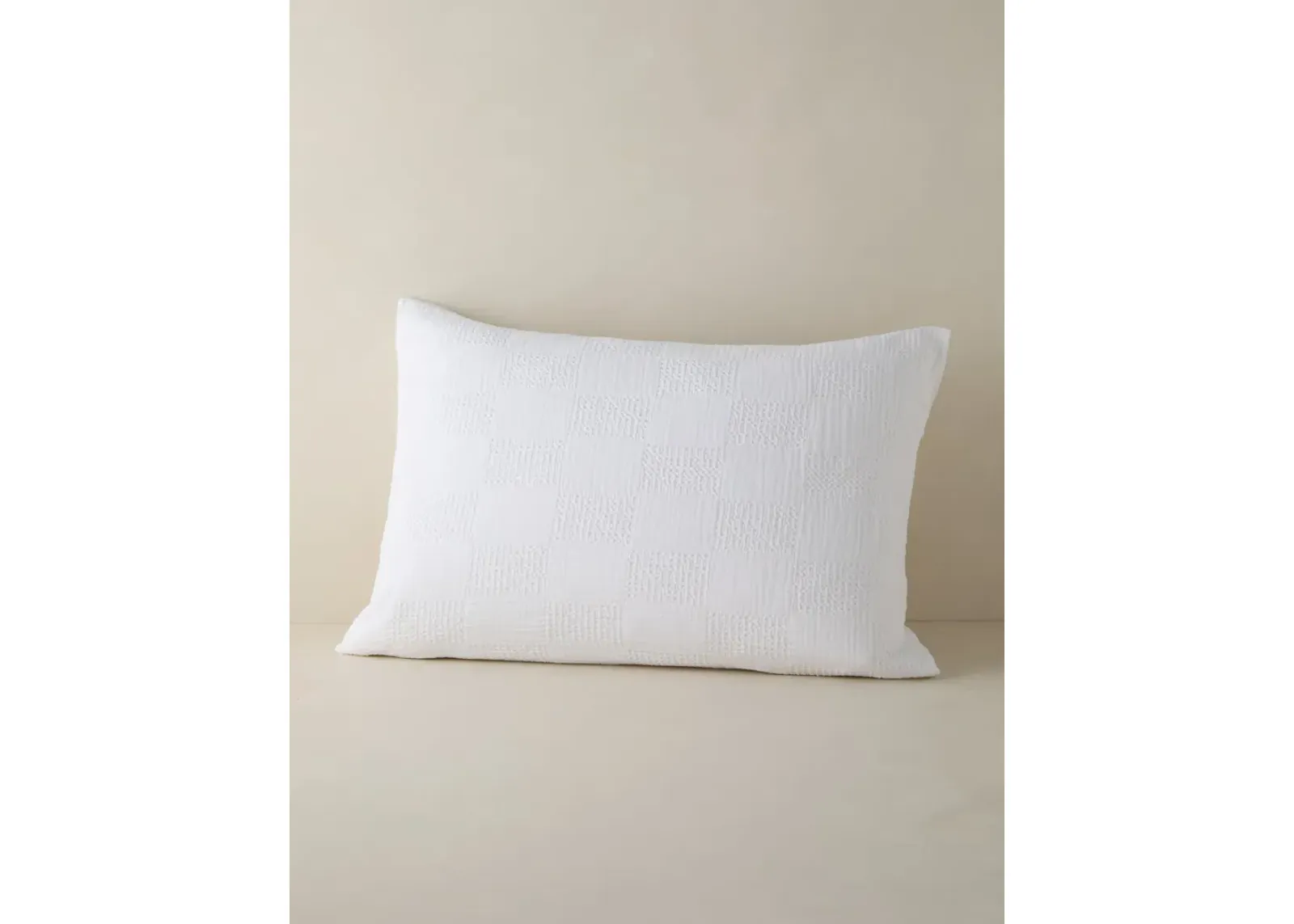 Kingsley Textured Cotton Sham