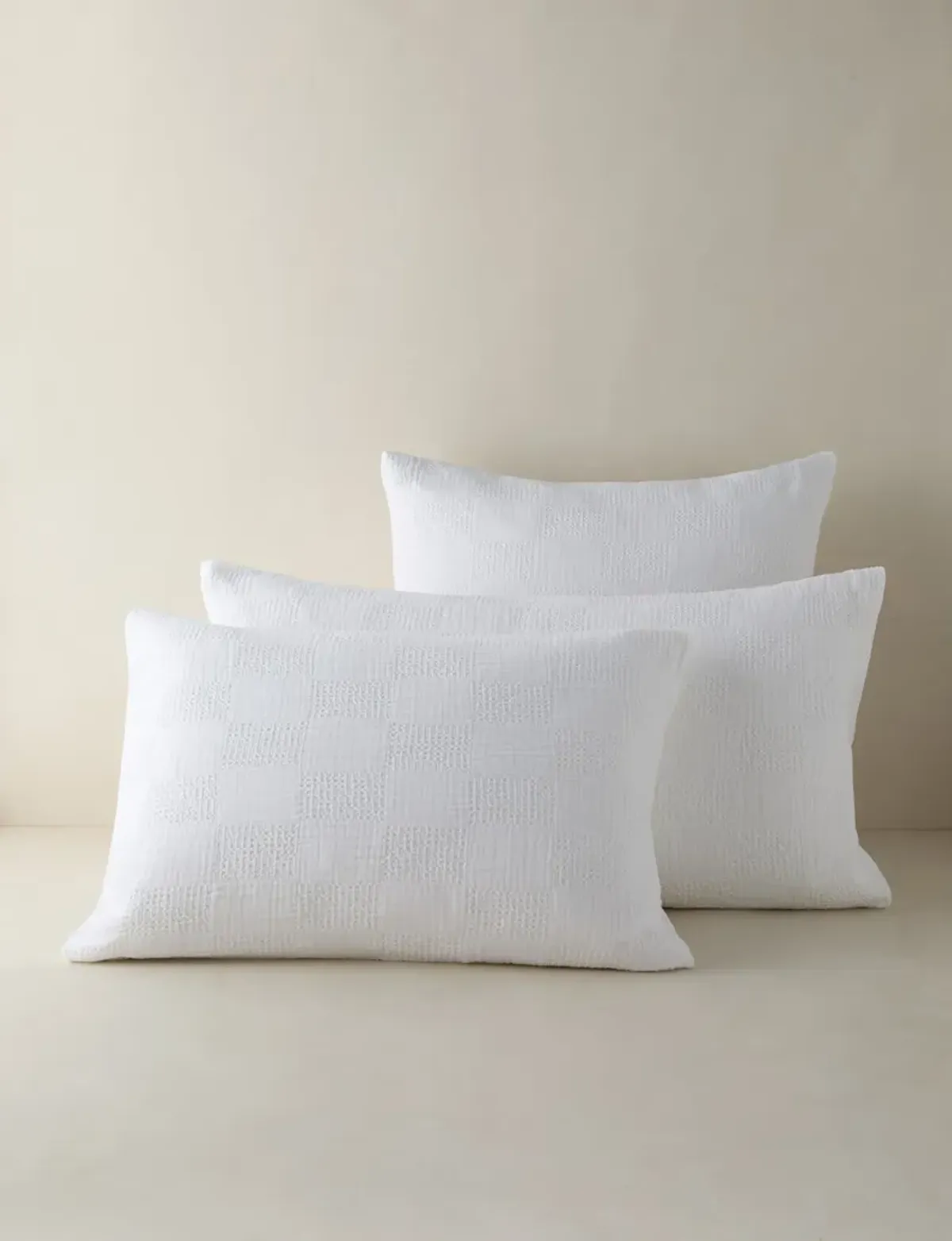 Kingsley Textured Cotton Sham