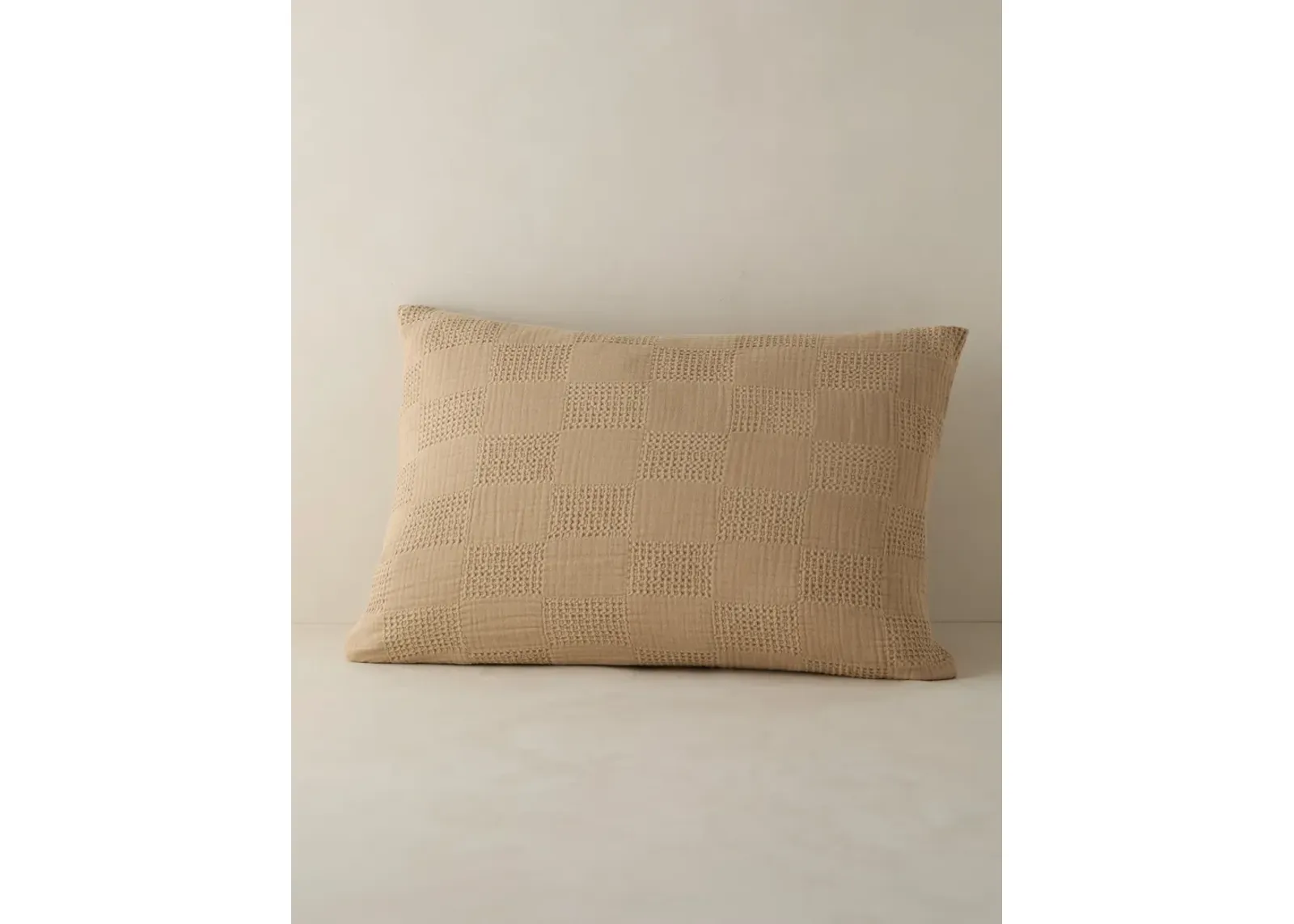 Kingsley Textured Cotton Sham