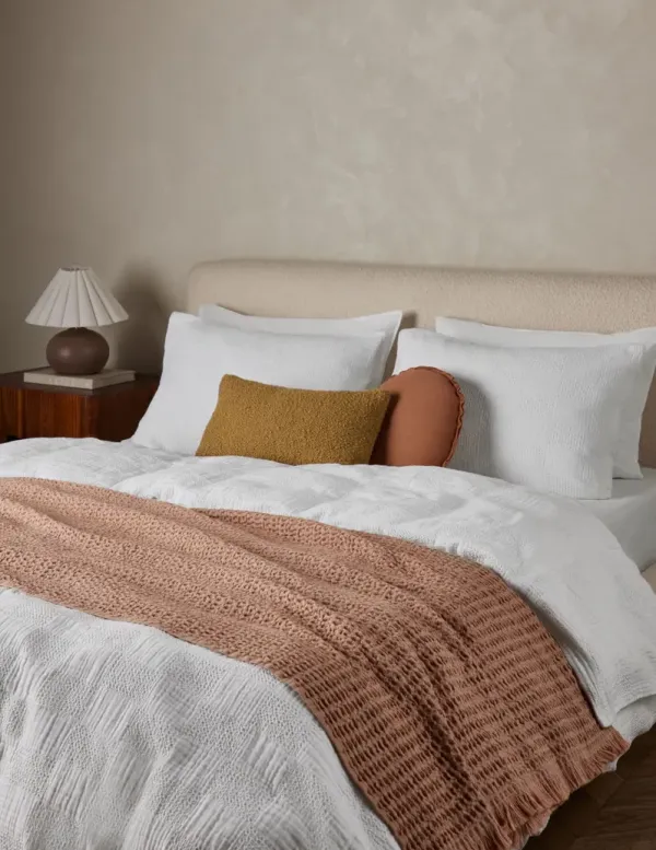 Kingsley Textured Cotton Duvet Cover