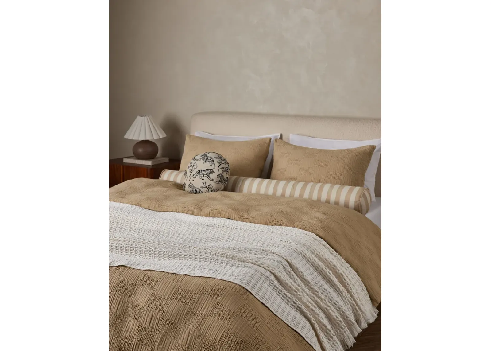 Kingsley Textured Cotton Duvet Cover