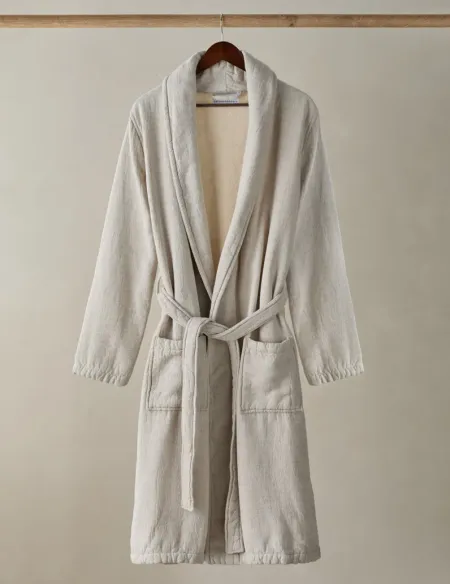 Ellery Organic Cotton Linen Robe