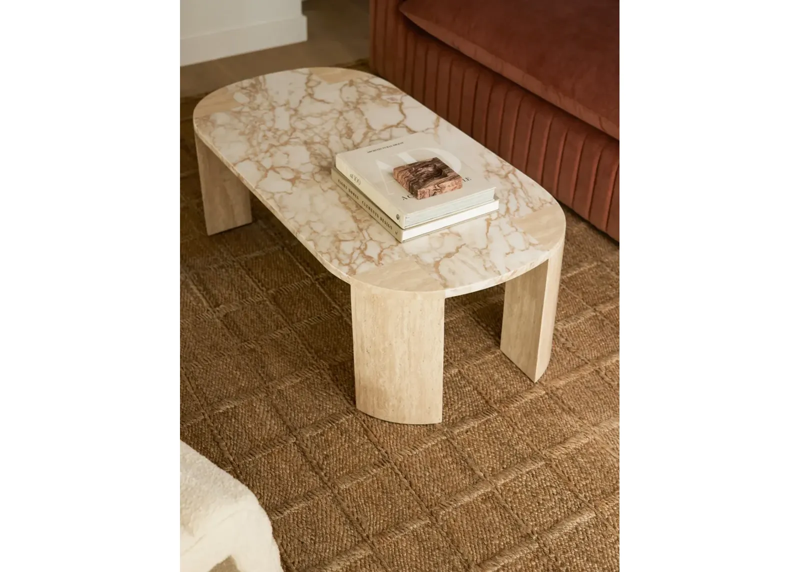 Mahoe Oval Coffee Table by Carly Cushnie