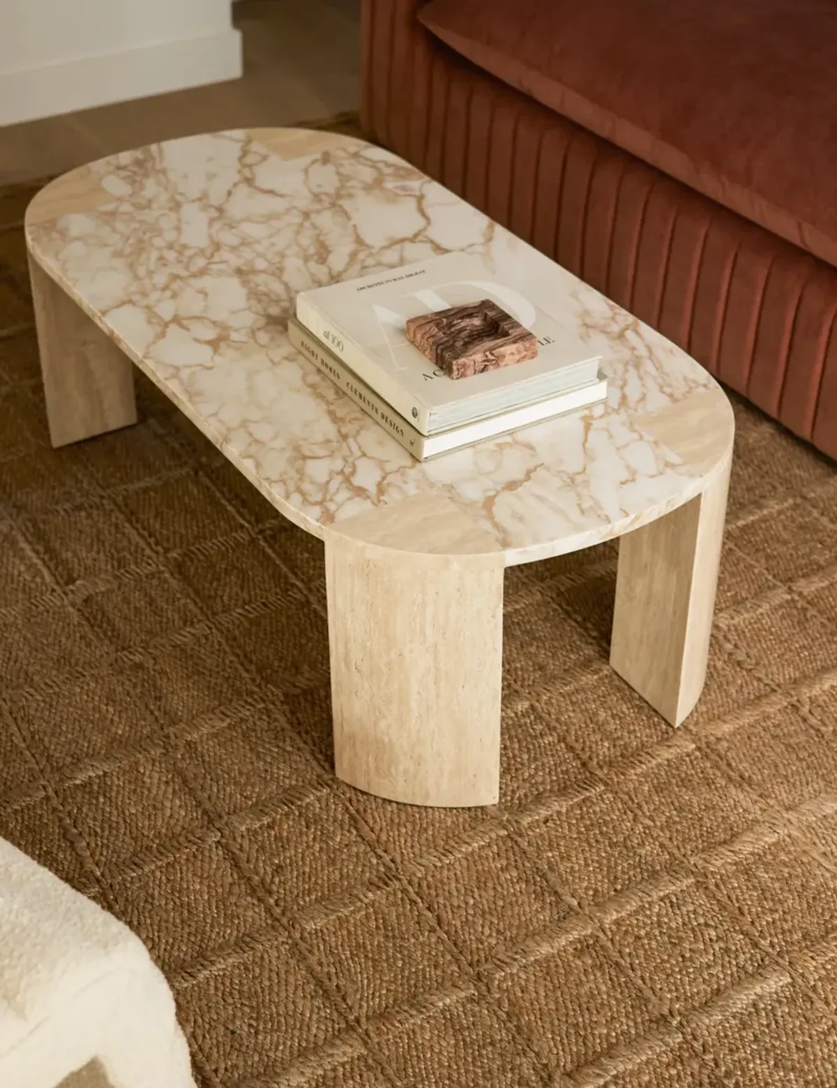 Mahoe Oval Coffee Table by Carly Cushnie