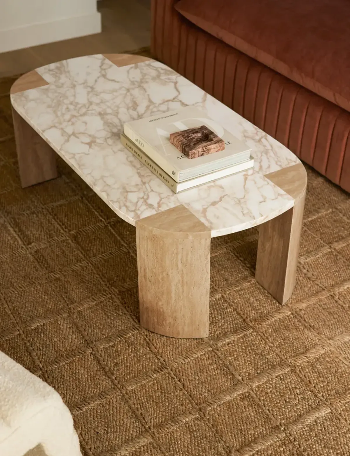 Mahoe Oval Coffee Table by Carly Cushnie