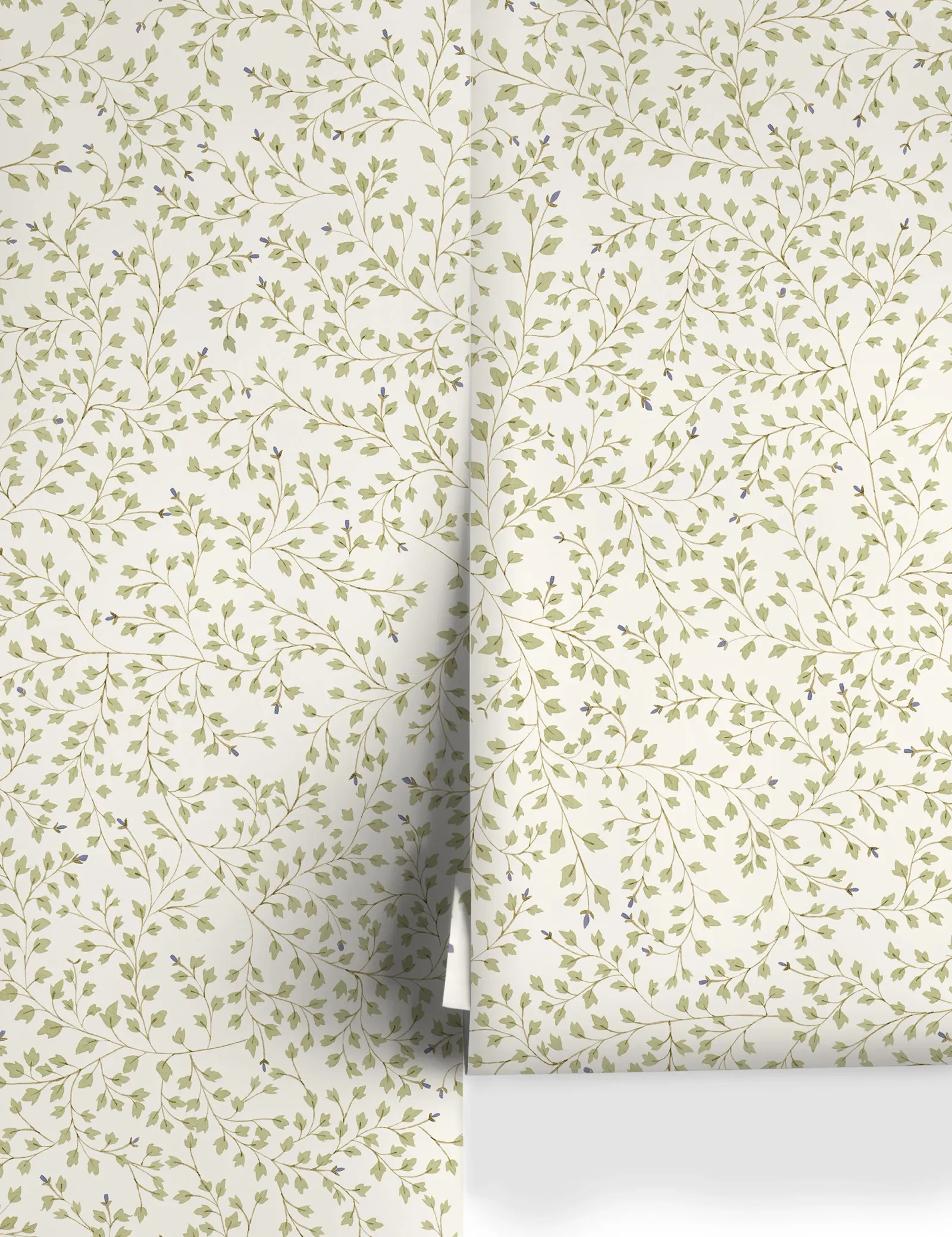 Dainty Leaves Wallpaper by Rylee + Cru