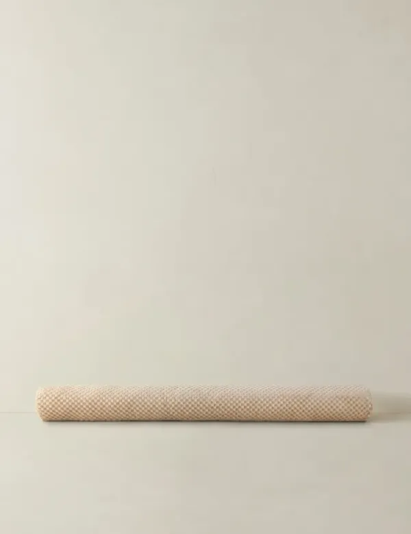 Hi-Lo Checker Velvet Long Bolster Pillow by Sarah Sherman Samuel