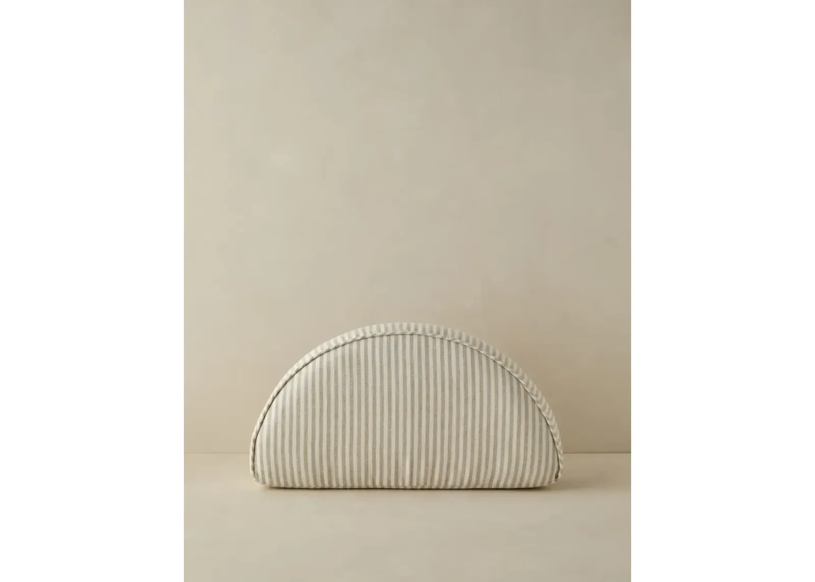 Darrow Linen Half-Disc Pillow