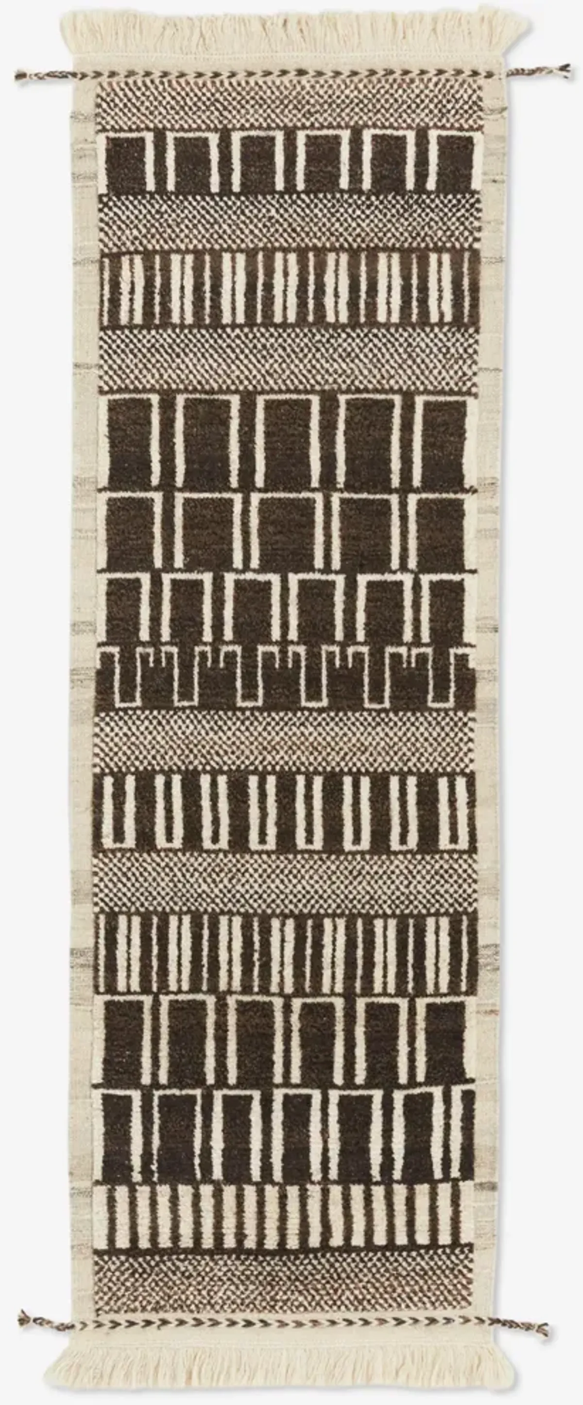 Allard Moroccan-Style Hand-Knotted Wool Rug