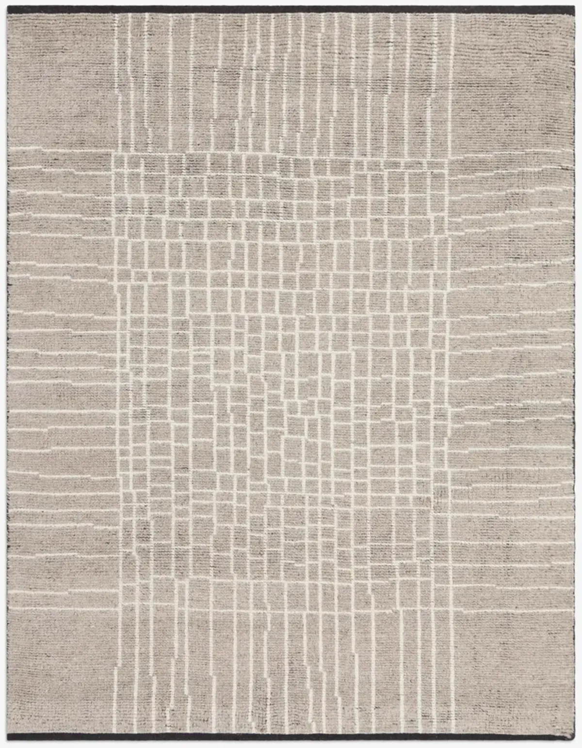 Diora Moroccan-Style Hand-Knotted Wool Rug