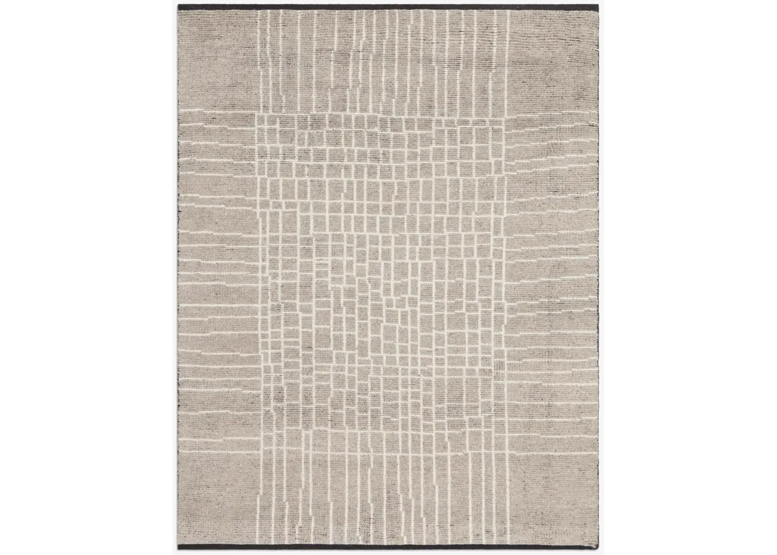 Diora Moroccan-Style Hand-Knotted Wool Rug