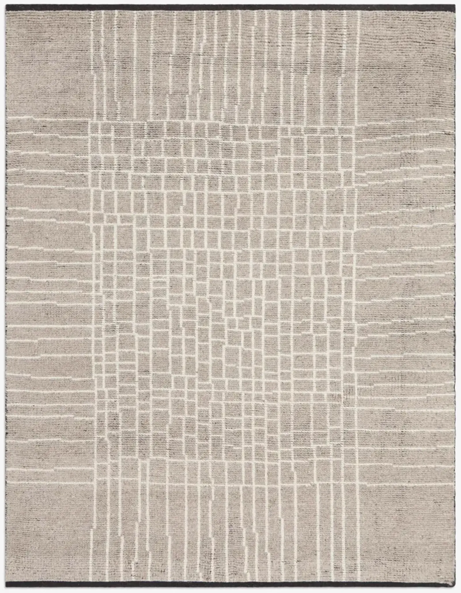 Diora Moroccan-Style Hand-Knotted Wool Rug