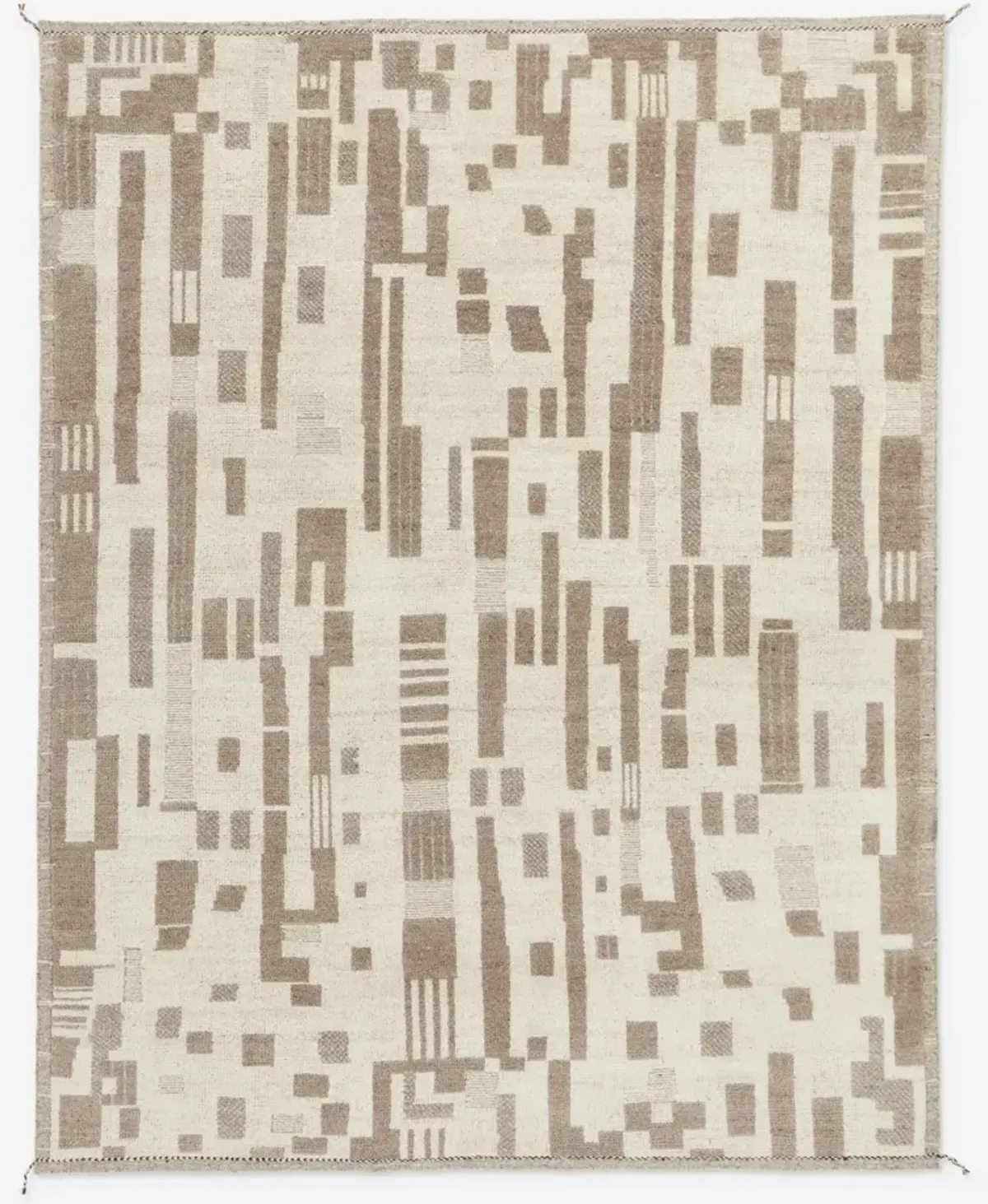 Lyons Moroccan-Style Hand-Knotted Wool Rug