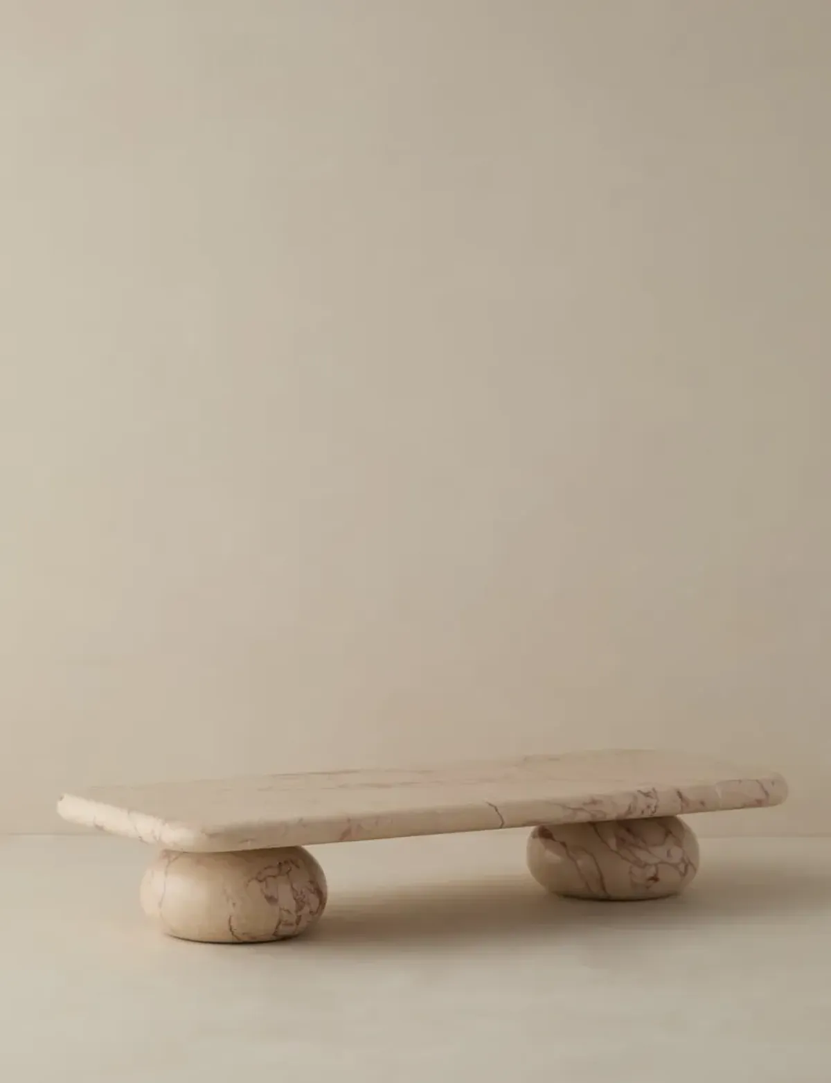 Lusine Rectangular Marble Serving Stand