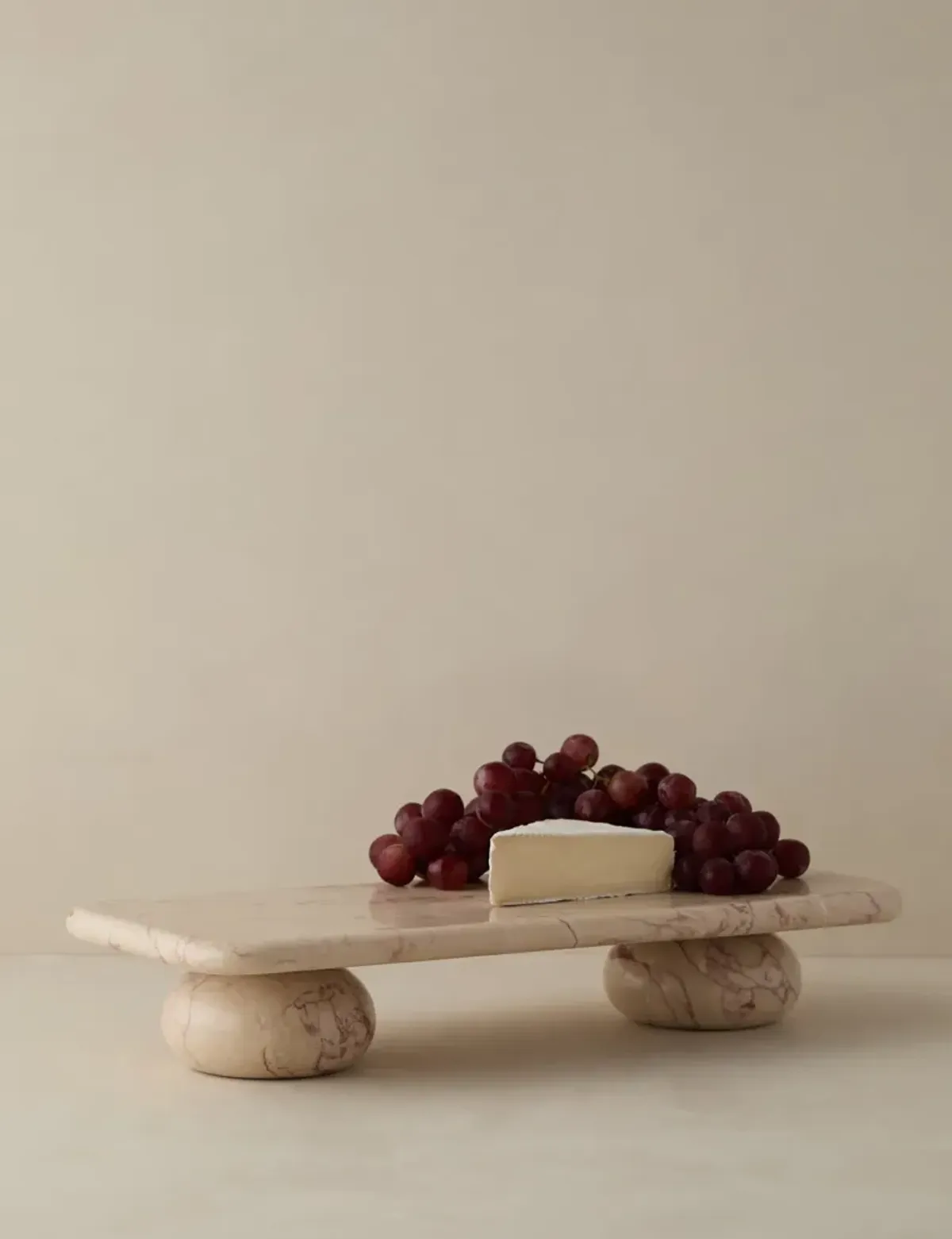 Lusine Rectangular Marble Serving Stand