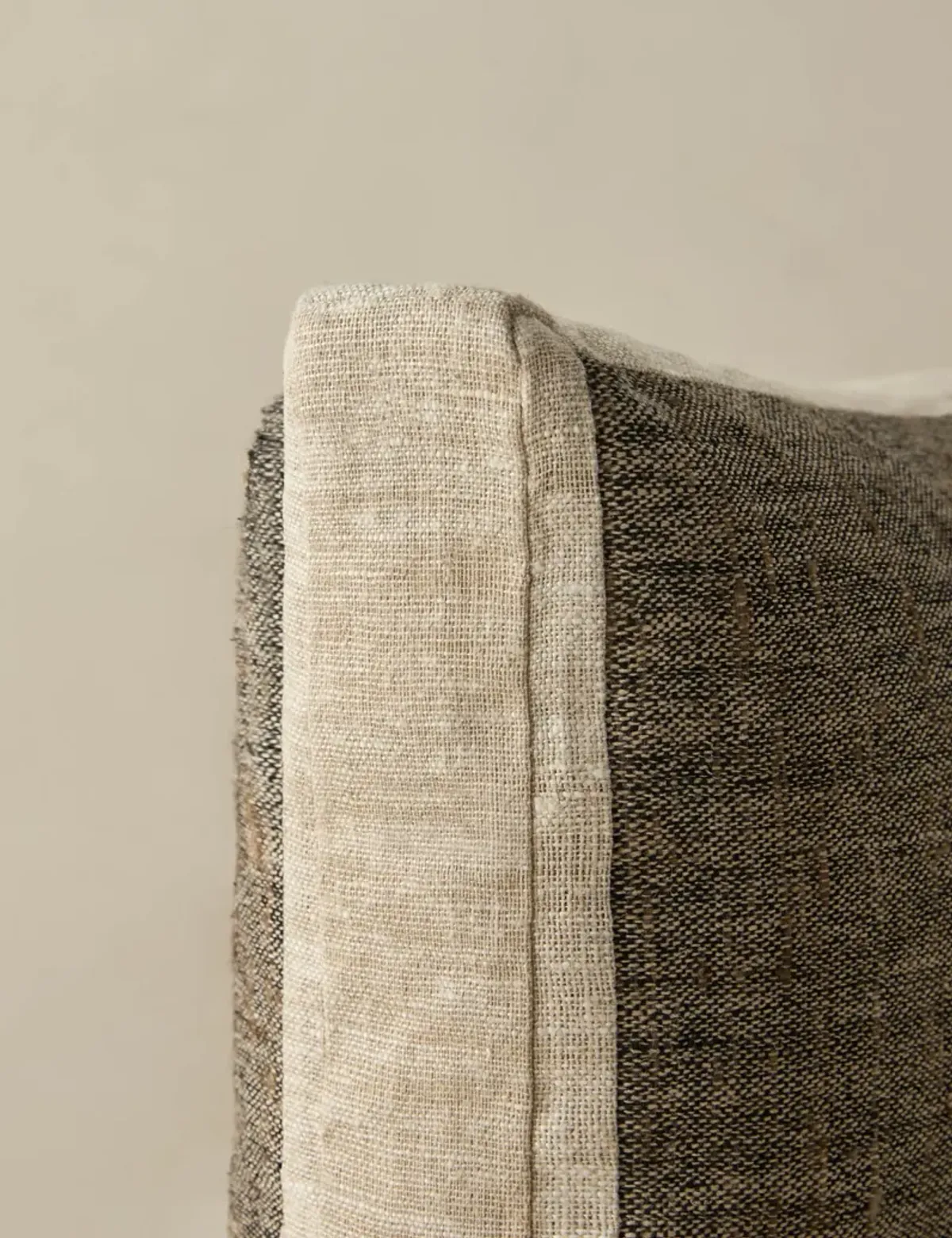 Laba Linen Silk Box Pillow by DISC Interiors