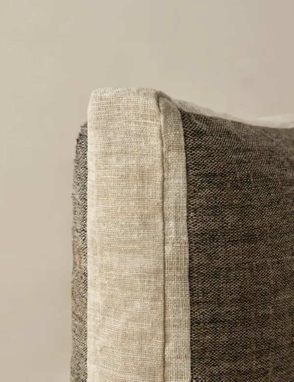 Laba Linen Silk Box Pillow by DISC Interiors
