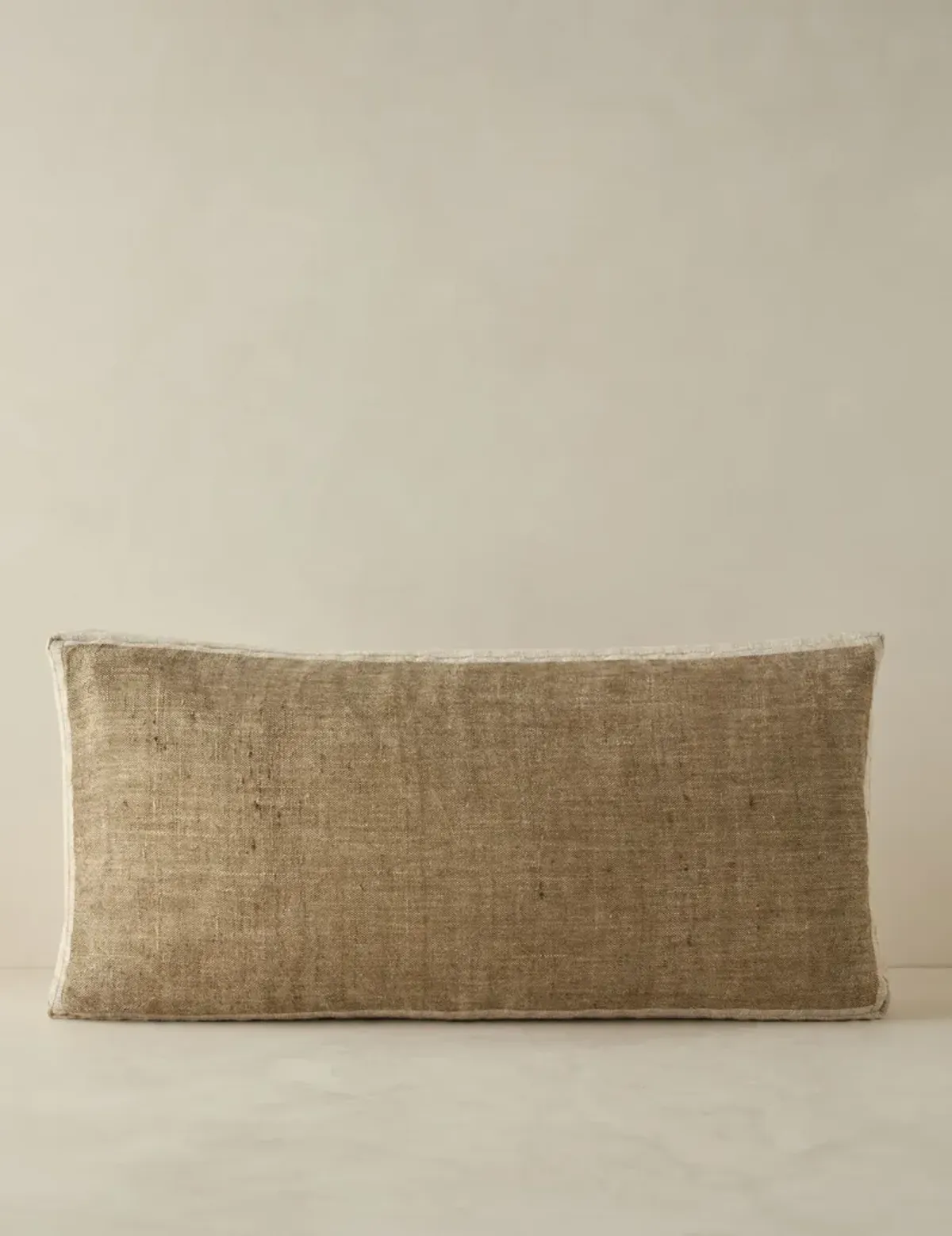 Laba Linen Silk Box Pillow by DISC Interiors