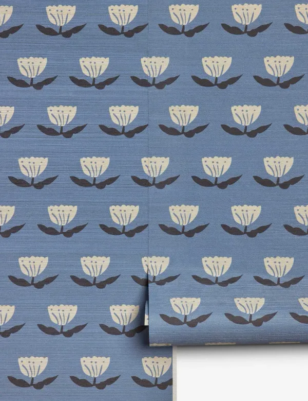 Janna Grasscloth Wallpaper by Sarah Sherman Samuel