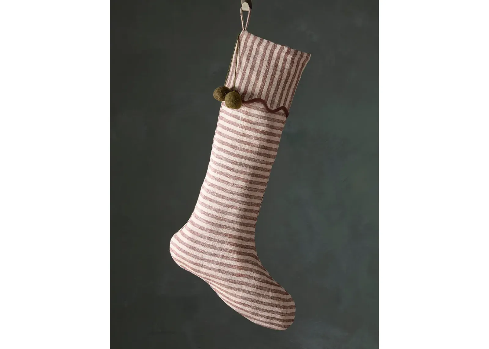 Lanie Linen Stocking by Sarah Sherman Samuel