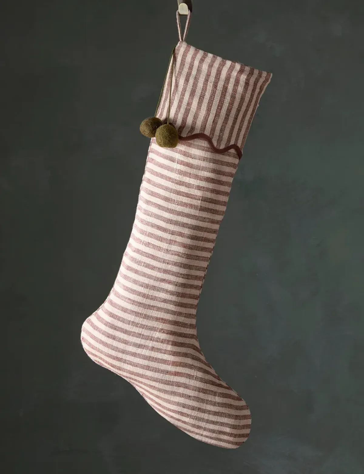 Lanie Linen Stocking by Sarah Sherman Samuel